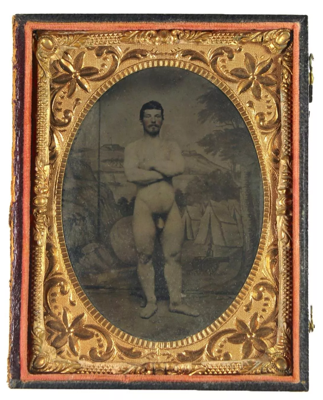 Last month, Fleischer’s Auctions sold this tintype of a nude Civil War soldier for $49,000, nearly 60k with the buyer’s fees.