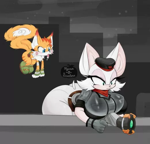 Mangey and Rebel Rouge (nyanolantern)