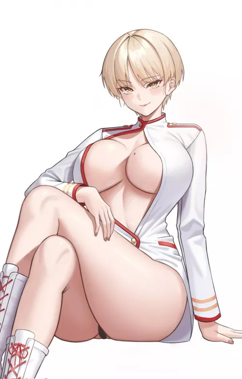 Marina teasing [Blue Archive]