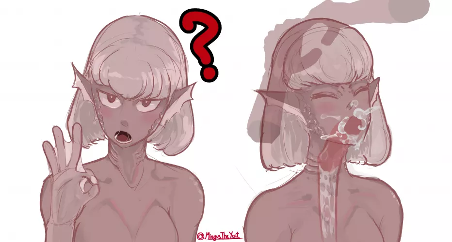 Merfolk dont seem to have gag reflexes