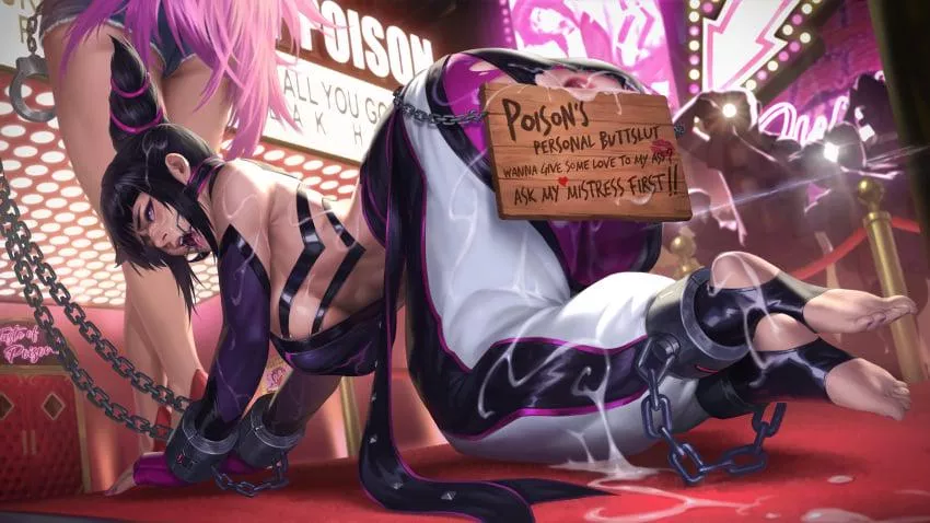 Mistress poison wait! I cant crawl fast enough just... ahh... just slow down please! They're all taking pictures of me... its... its so embarrassing! W...wait, why are you getting that out? Here?! Wait no! AHHH...MMMMPH (sunkeytail)