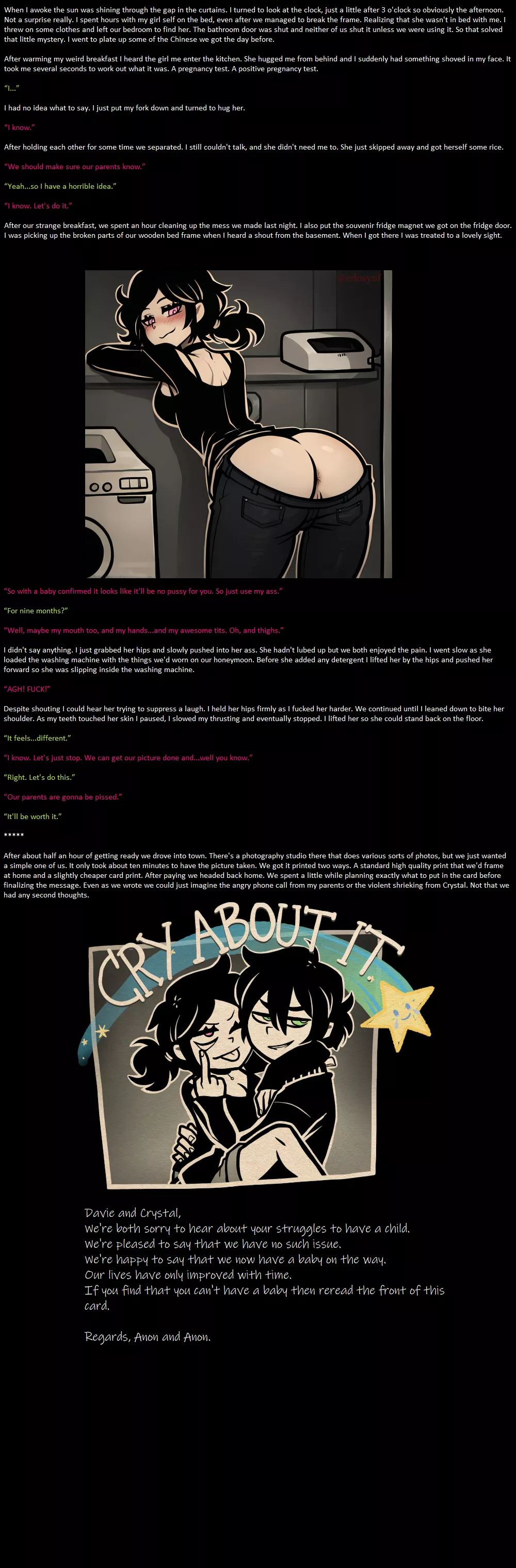 Multiverse (part 9) [Interdimensional] [Wholesome] [Pregnancy] [Anal] [Maybe incest] [Possibly incest]