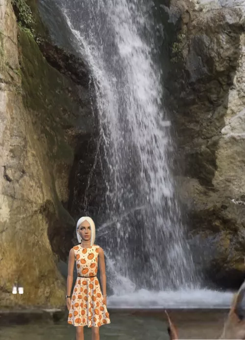 My Dakota selfie from waterfall 