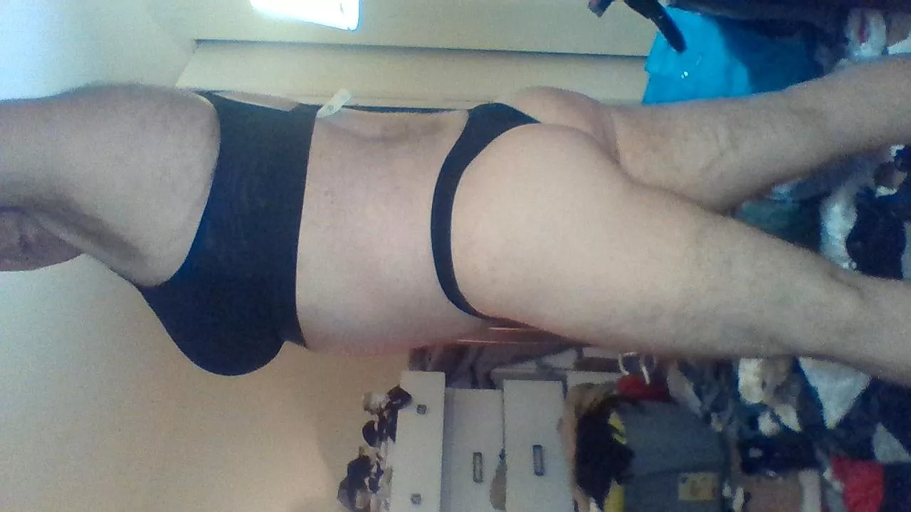 my thong panties and sports bra
