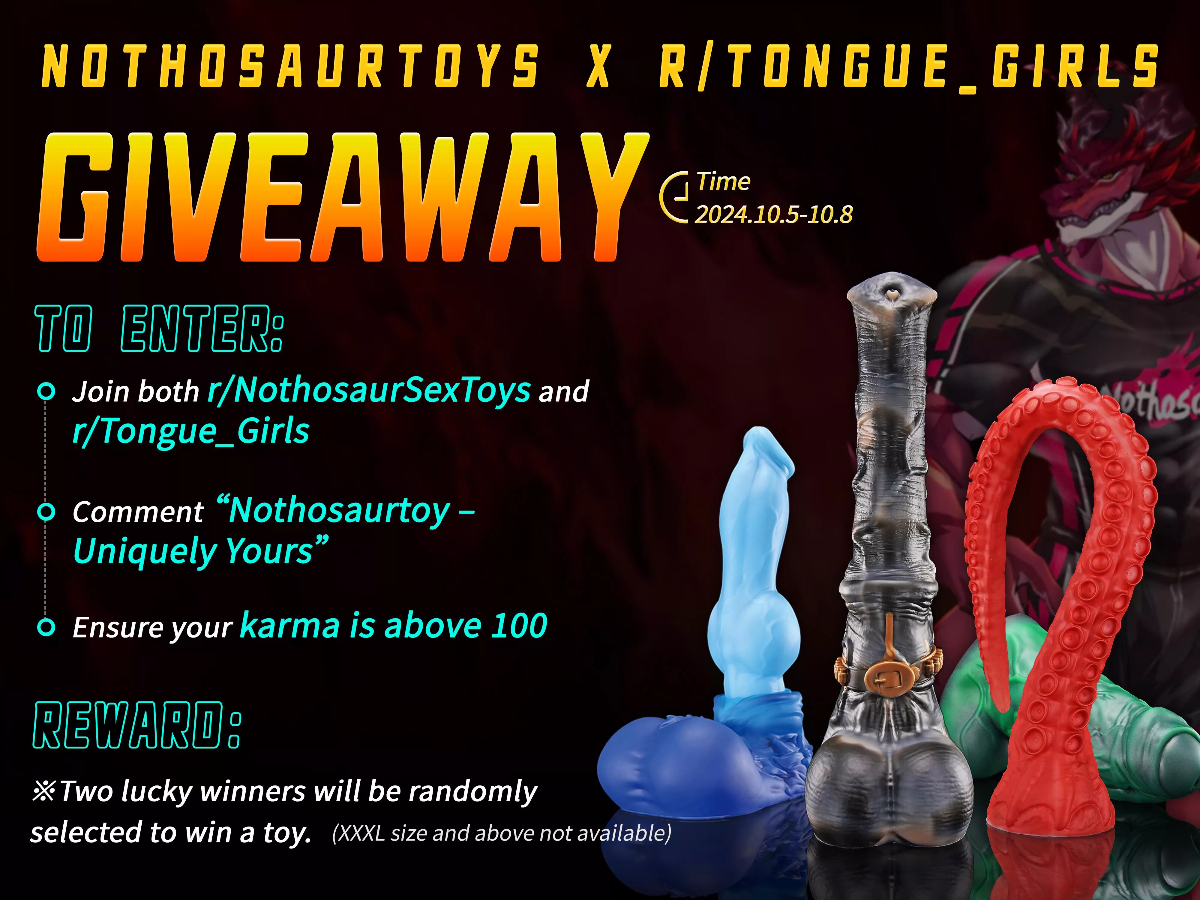 NothosaurToys X R/Tongue_Girls Giveaway