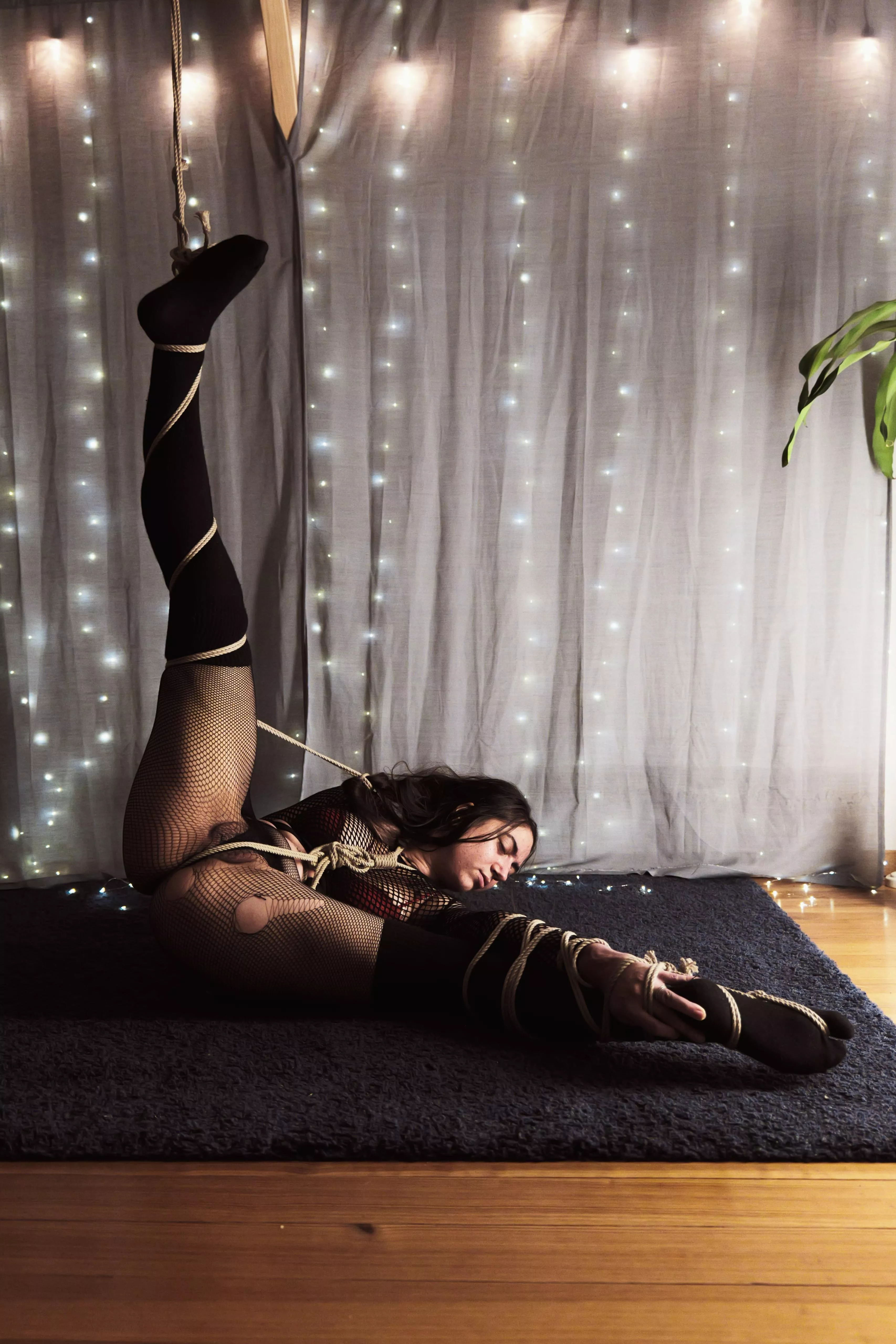 now split legs and lips