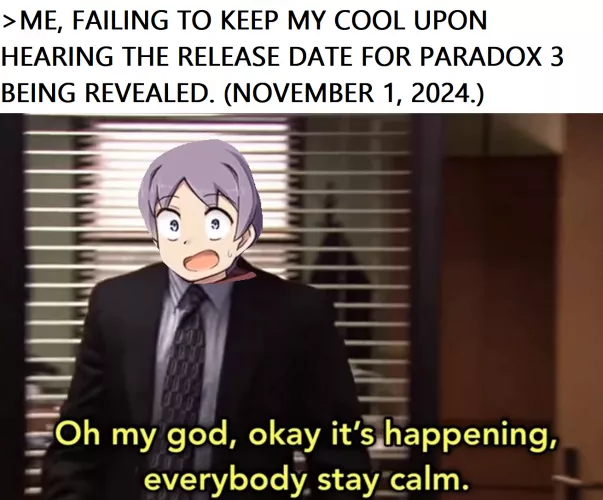 PARADOX 3 RELEASE DATE CONFIRMED!!! (November 1, 2024.)
