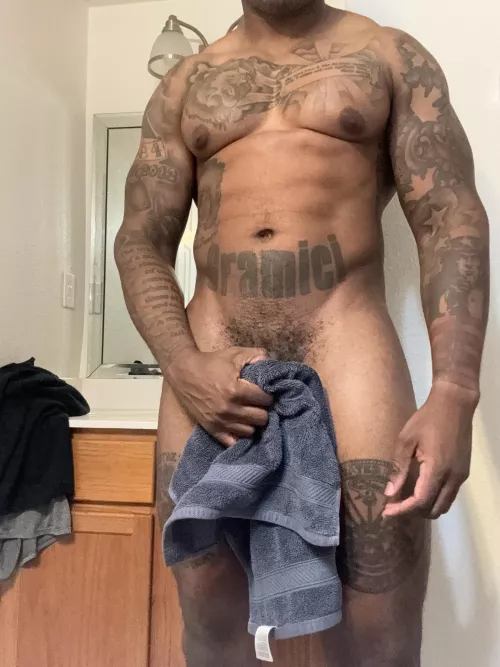 Post workout shower time