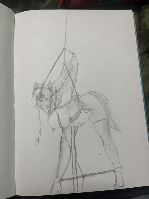 Quick sketch based on an image from Sunstone comic volume 5