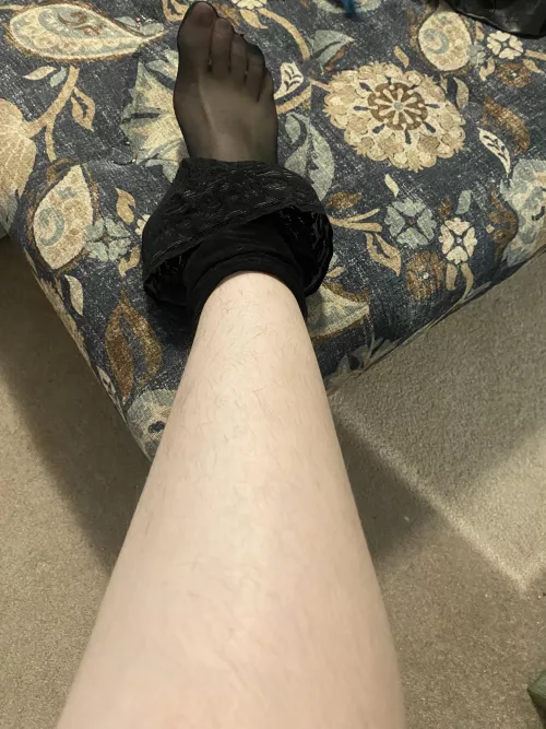 Rolled my stockings down for you 