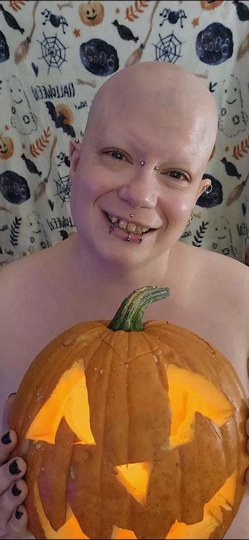 Shaved and spooky for Friday the 13th