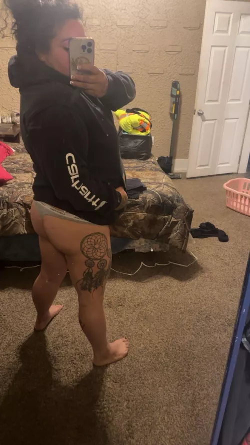 [showing off] getting ready to leave for my two week shift