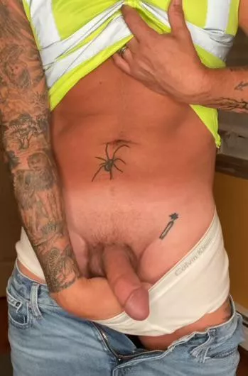 Smash your forehead in the spider before work. 