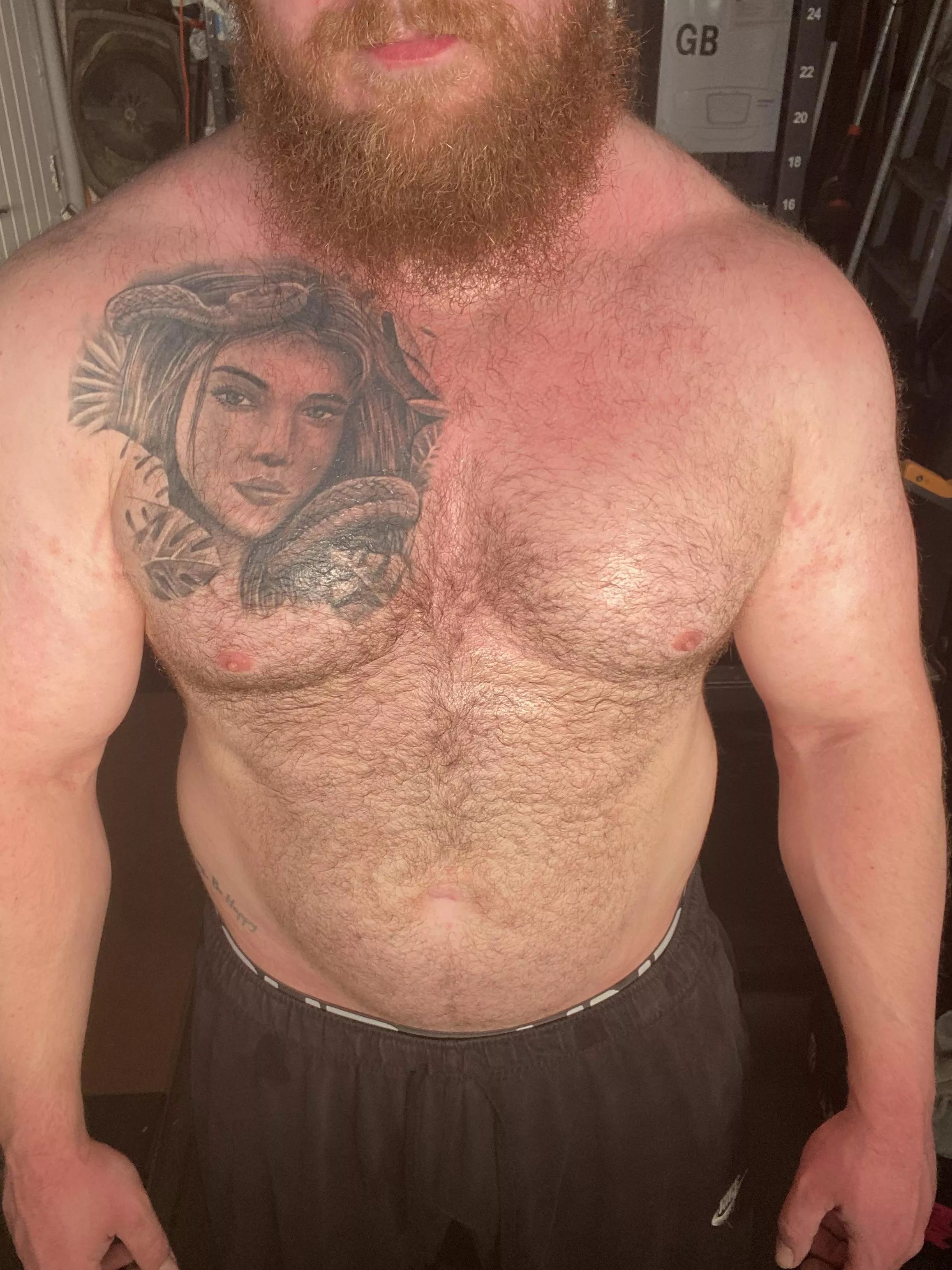 So hot and sweaty after training. Join me in the shower?