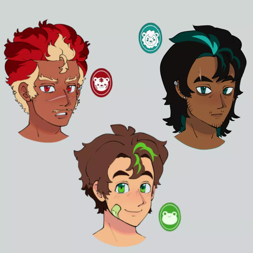 Taiga, Keitaro & Kieran Redesigns