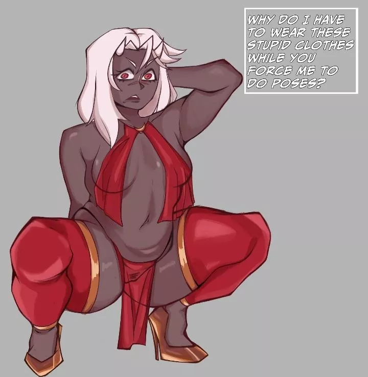 Um, hello? Because you are pretty? (Scal by @Sr_Exalted27 on Twitter) [F]