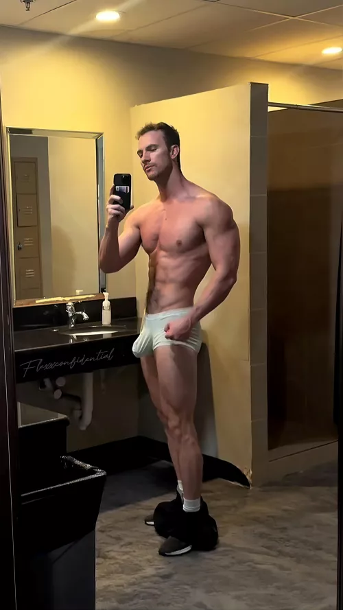 Was pumped in more ways than one after my workout