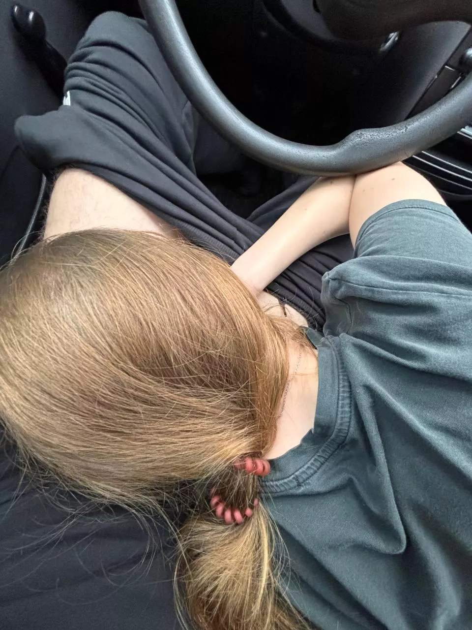 why not do it right in the parking lot?