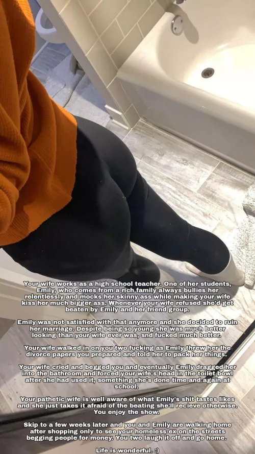 Your wife's bully and you get a happy ending