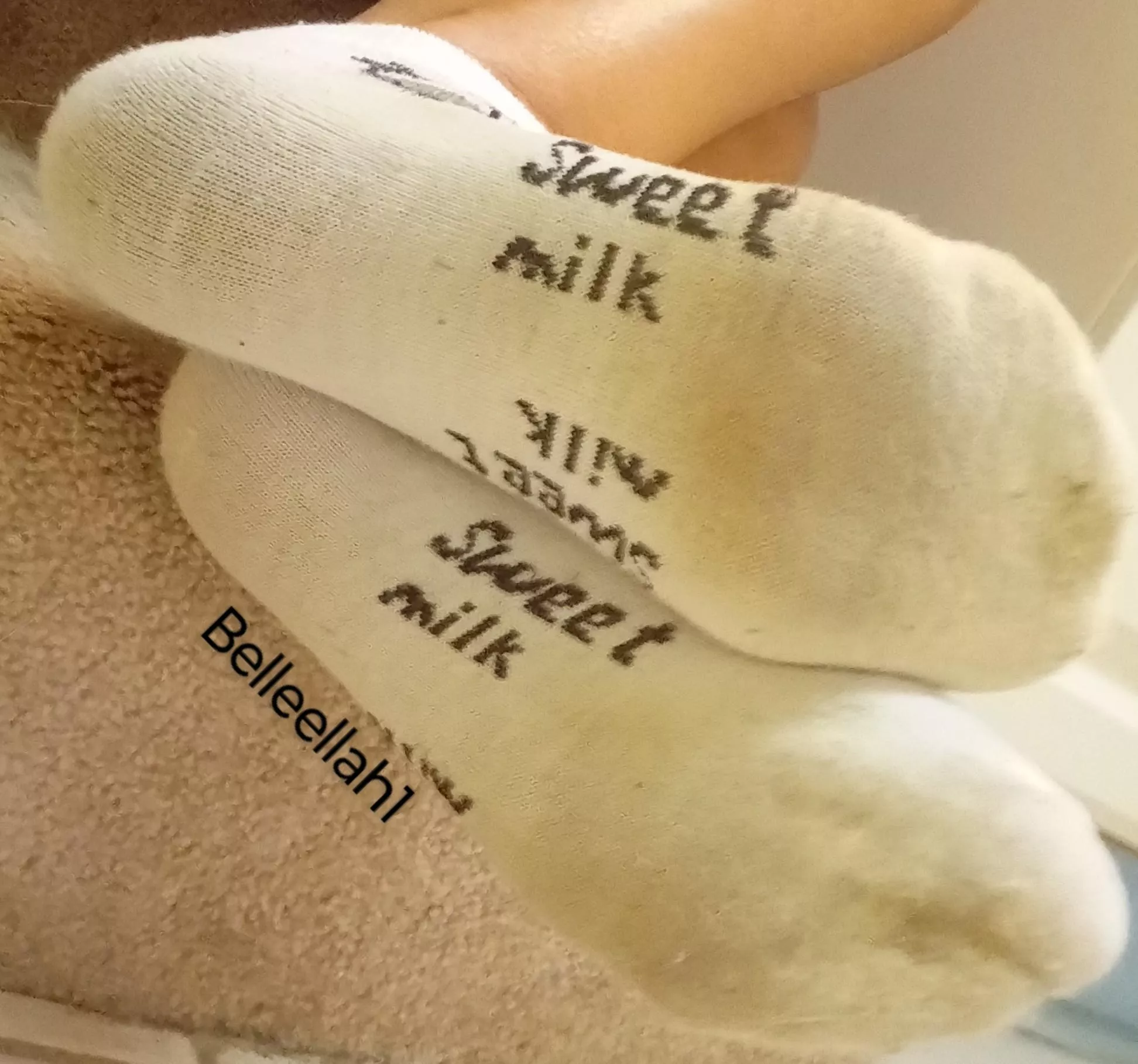 10 day worn sweaty, smelly work socks for sale! Message me to get them shipped today 