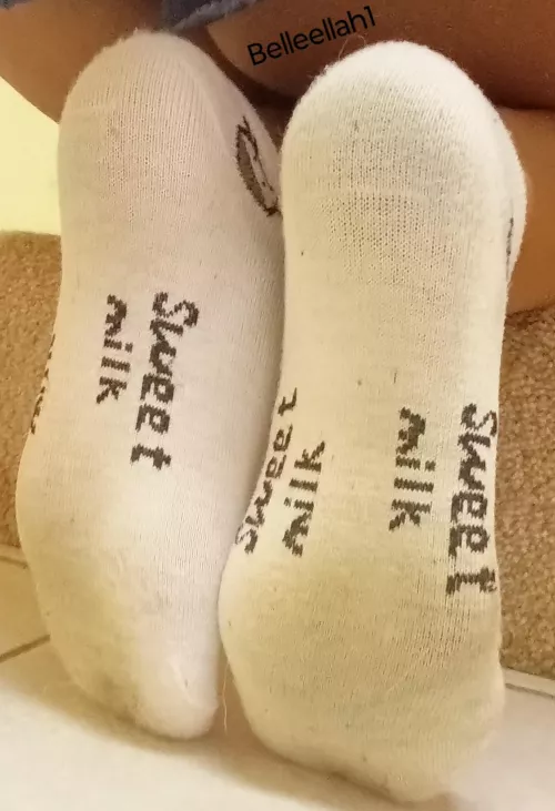 10 day worn sweaty, smelly work socks for sale! Message me to get them shipped today 
