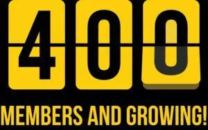 400 members