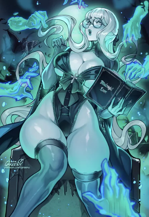 A bewitching sight under the moon (cormgreenu)