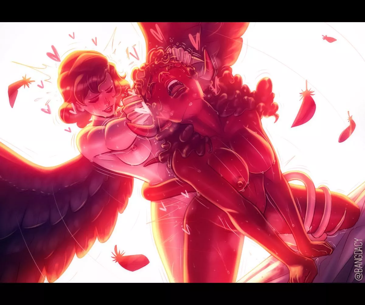 Angel exorcising her demon (@BangDacy)