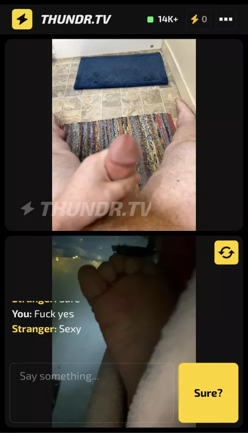 Another loser loves my feet