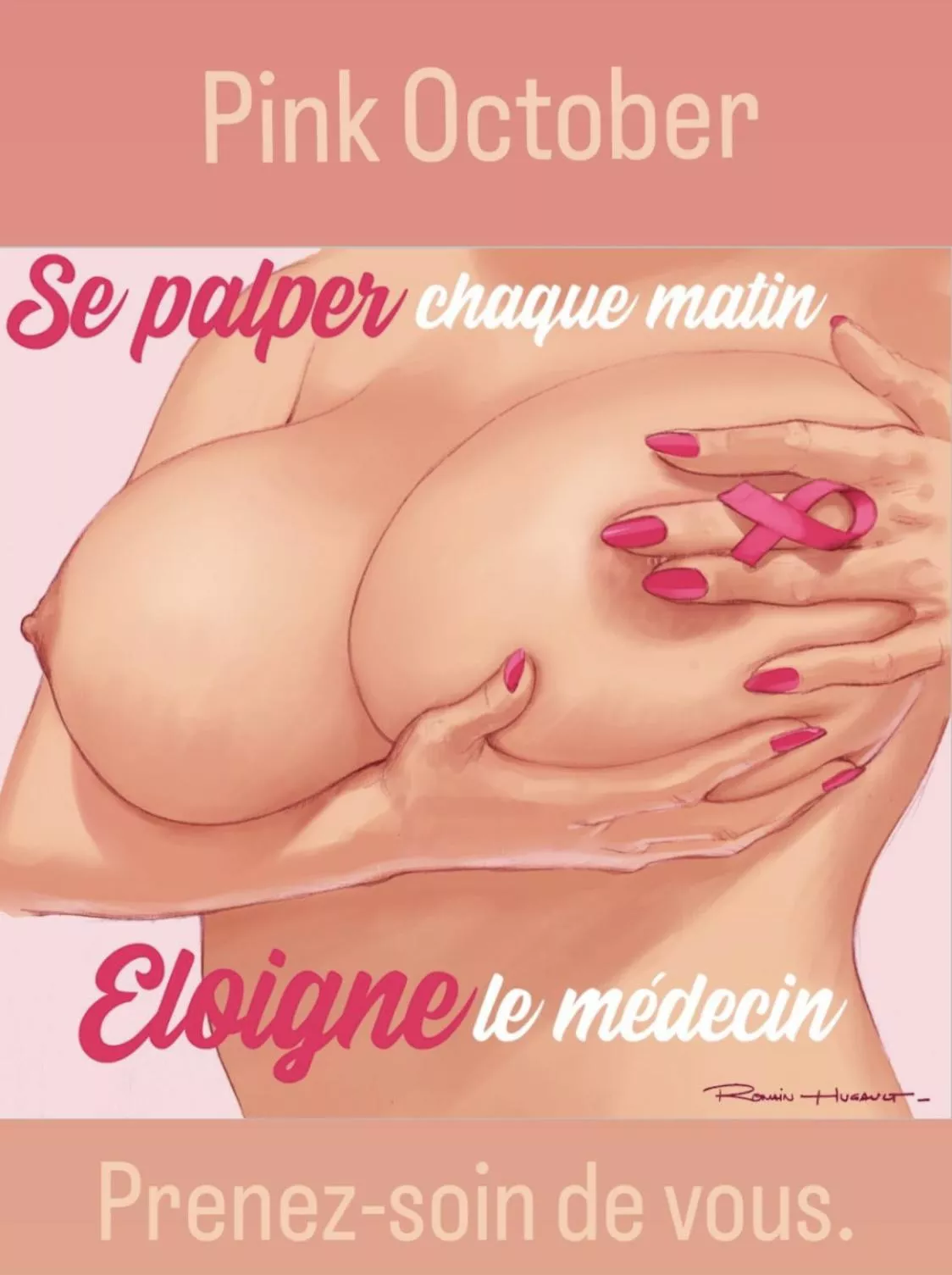 Breast check [Romain Hugault Instagram]