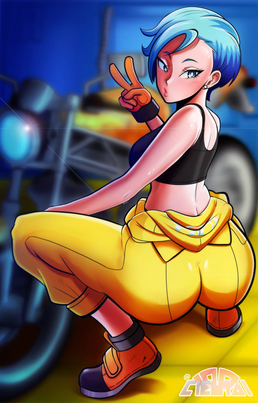 Bulma at work (Cientai)