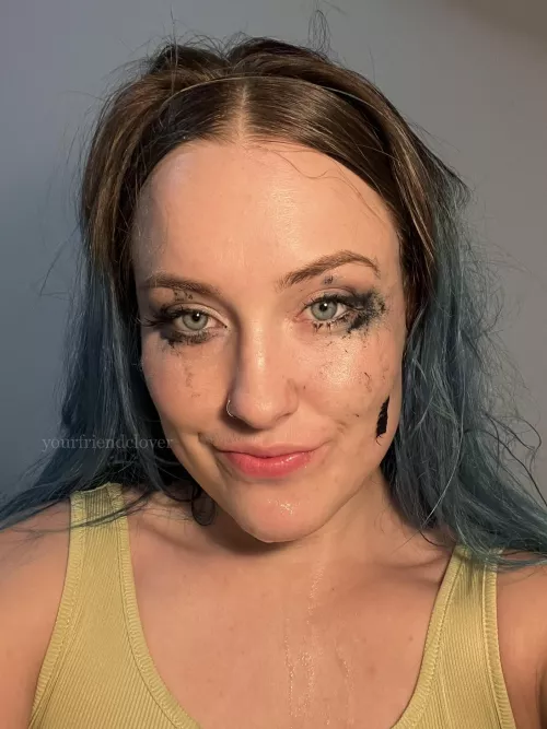 Crazy raccoon eyes post bj