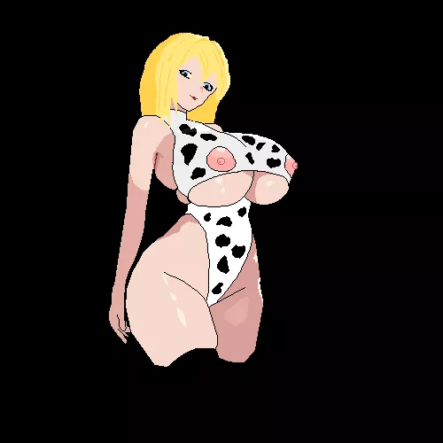 First sexy pixel art drawing... but need help with the hair. feedback or tips would be appreciated. though i see some art here on the subreddit that might help. thanks in advance!