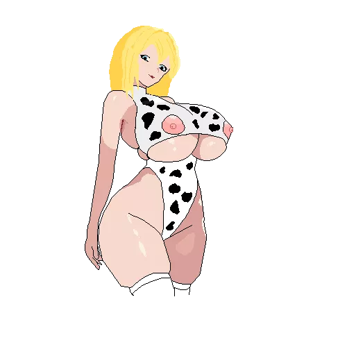 First sexy pixel art drawing... but need help with the hair. feedback or tips would be appreciated. though i see some art here on the subreddit that might help. thanks in advance!