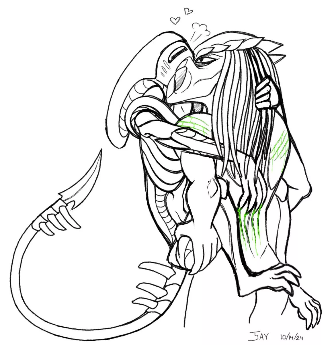 [FM] Alien x Predator (art by me)