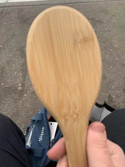 Found the perfect hair brush for a spanking