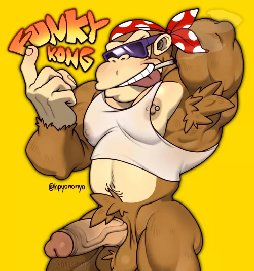 Funky Kong GAY Furry Porn (hpyononyo)