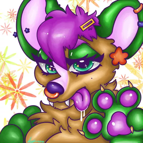 Fursona I made!! Let me know if you want to see her nsfw :3