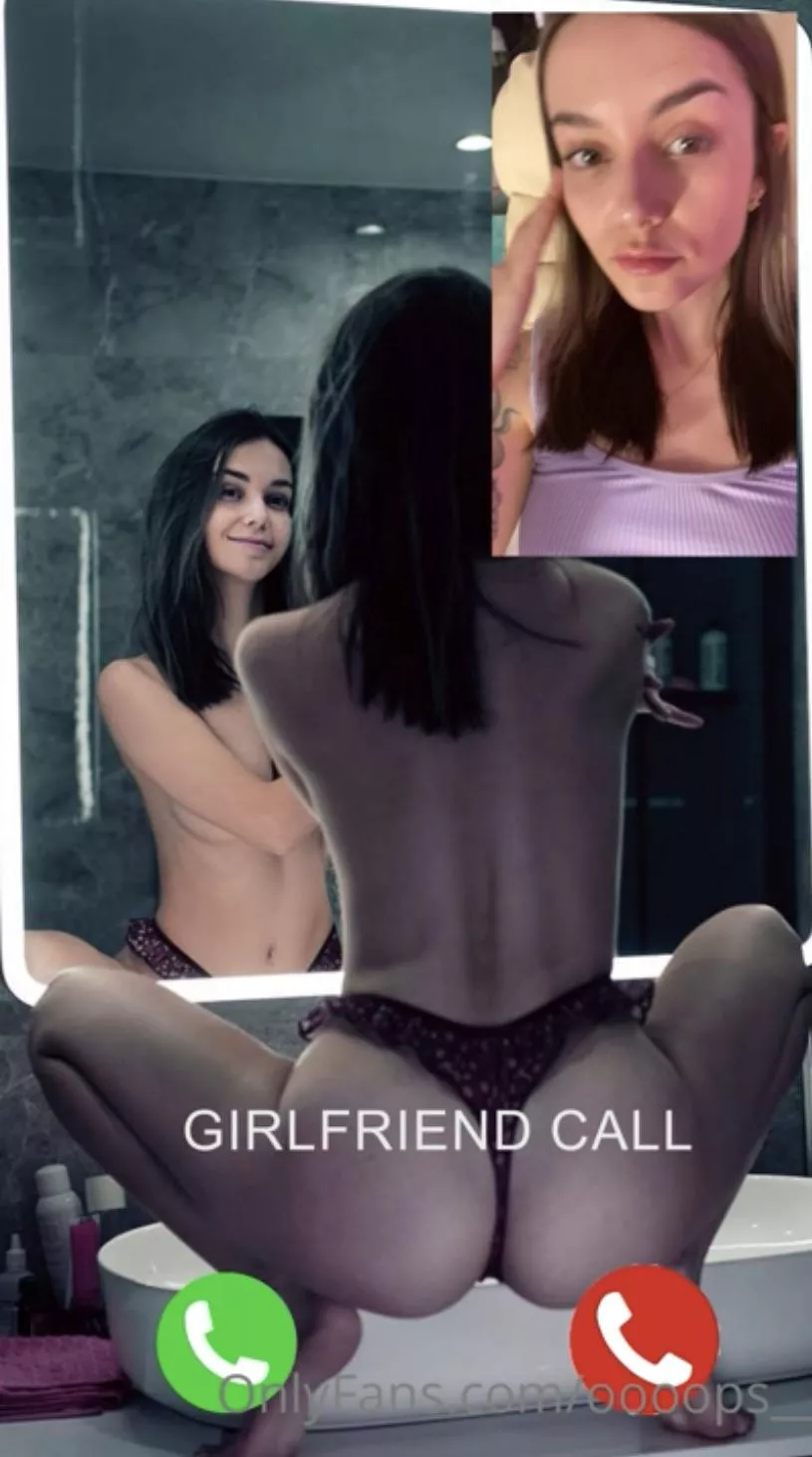 Guess who’s calling ♥️ Full video on my OF