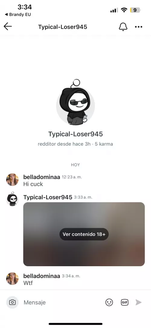He sent me a picture where people k*lled themselves and a bunch of horrible graphics. I’m traumatised
