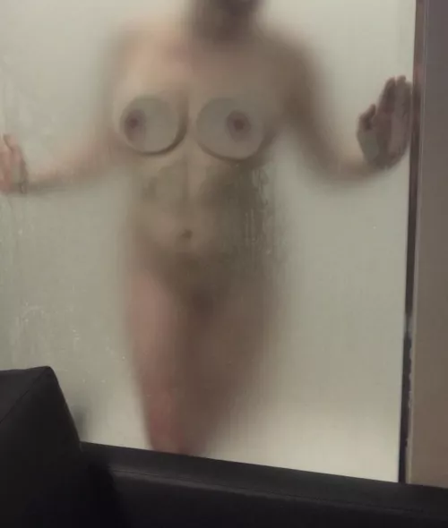 Hotel showers can be fun