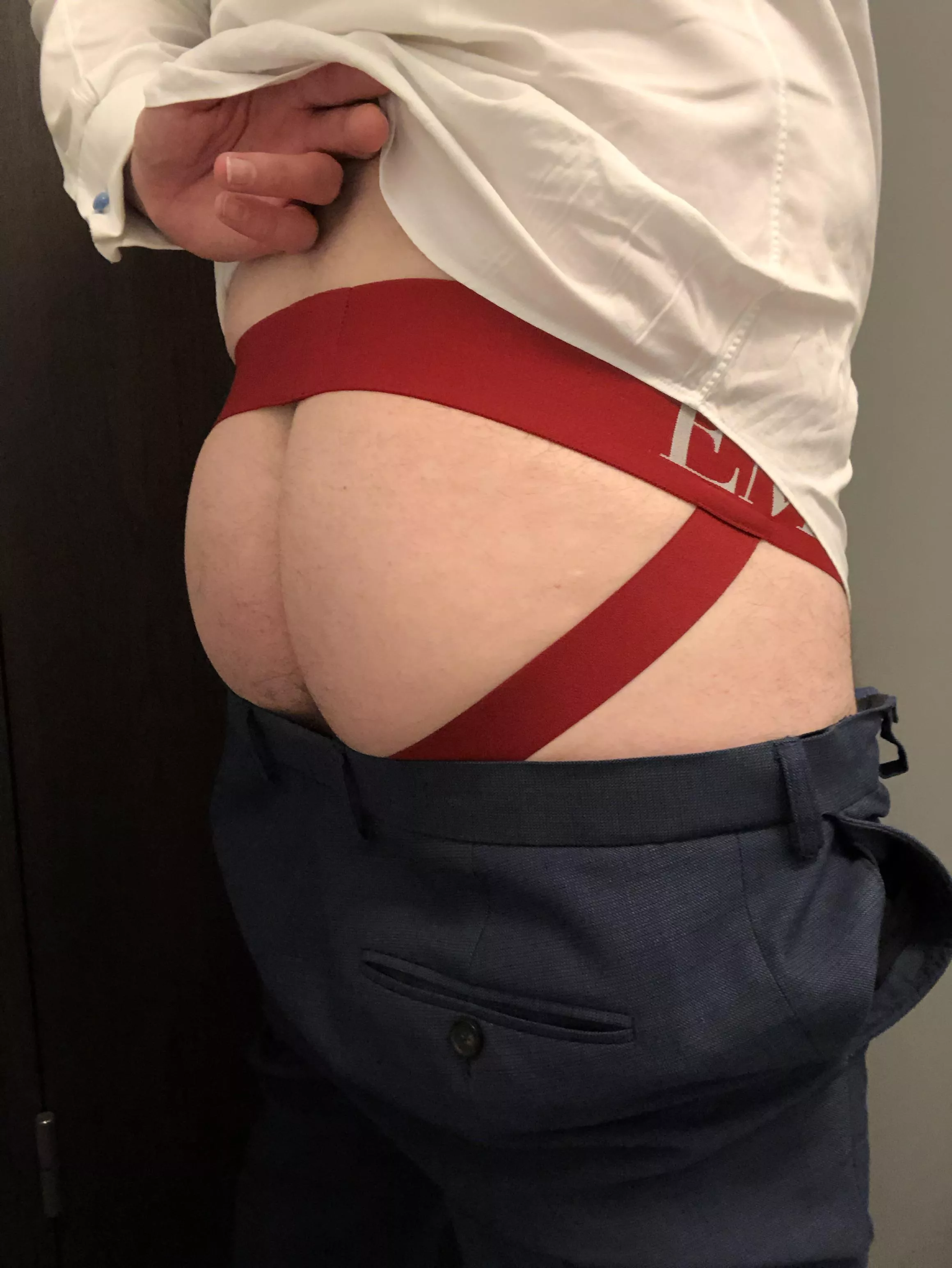 I can confirm that wearing a red jockstrap to work brightened up my day considerably! 