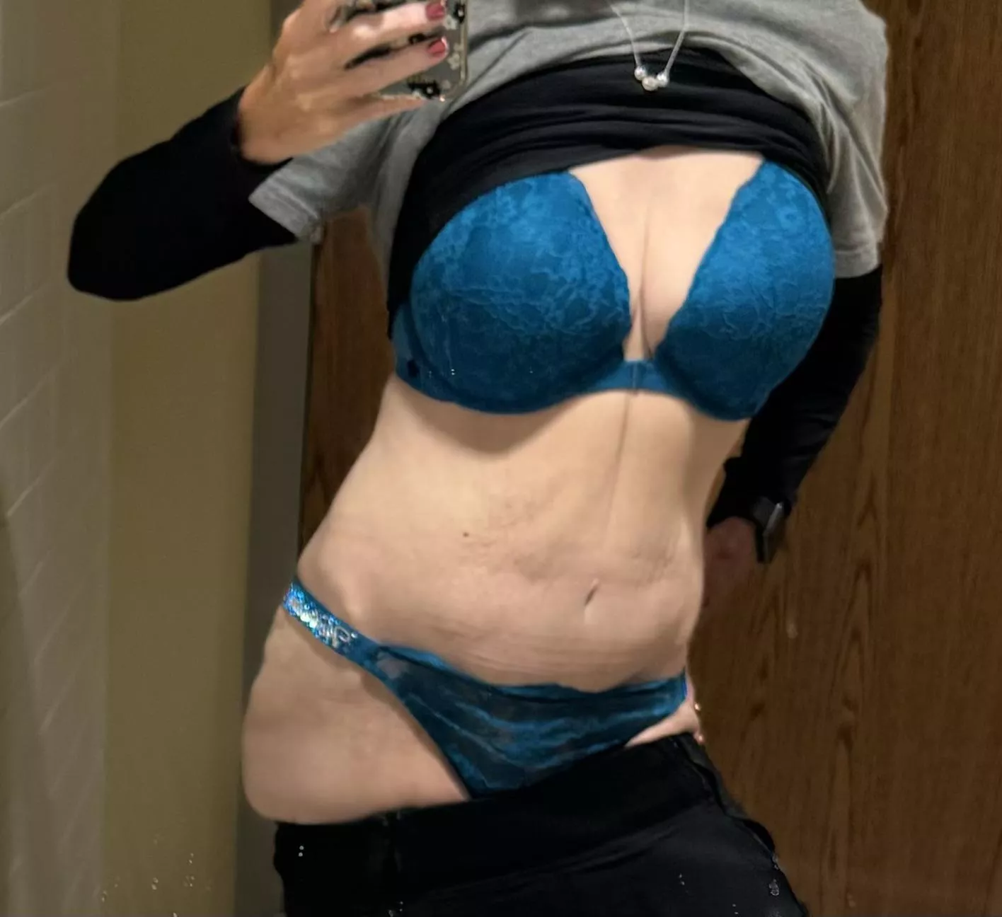 I love my matching bra and panties 