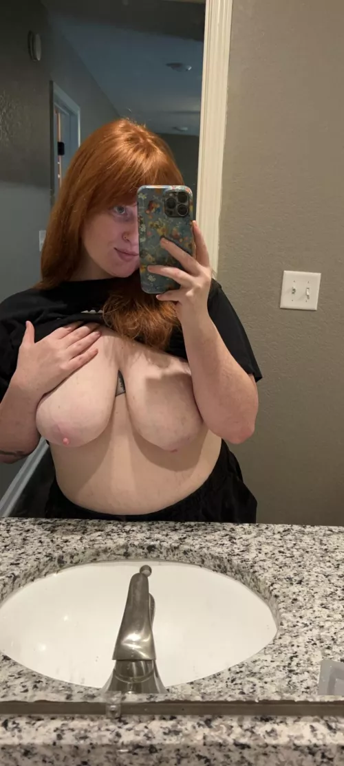 I swear I hardly ever wear a bra 