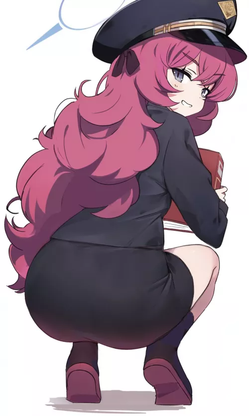 Iroha Drops Low with a Smile [Blue Archive]