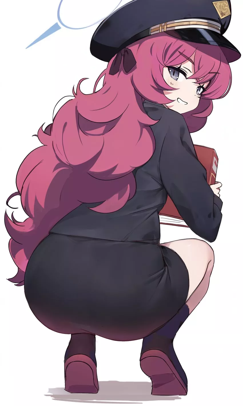 Iroha Drops Low with a Smile [Blue Archive]