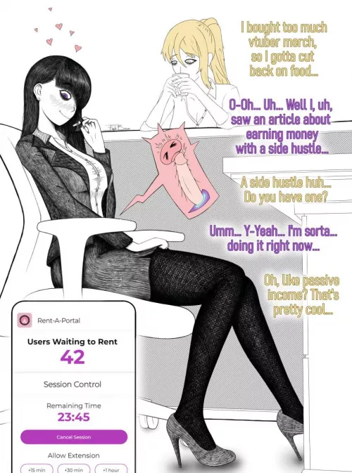 Its such good money! And its so freaking hot. But if anyone finds out I could lose my actual job! God I hope this guy finishes soon (eagle bacon)