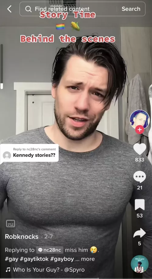 Kellan dishes on Tik Tok