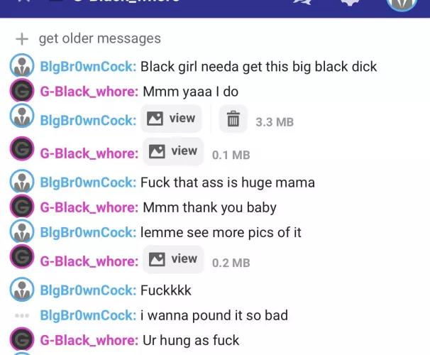 Met this black girl in a chat room