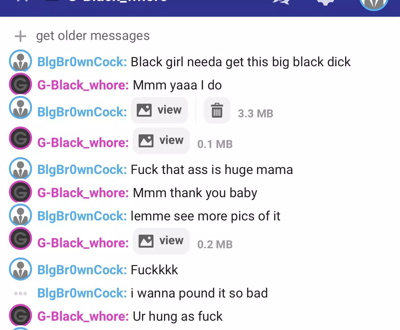 Met this black girl in a chat room